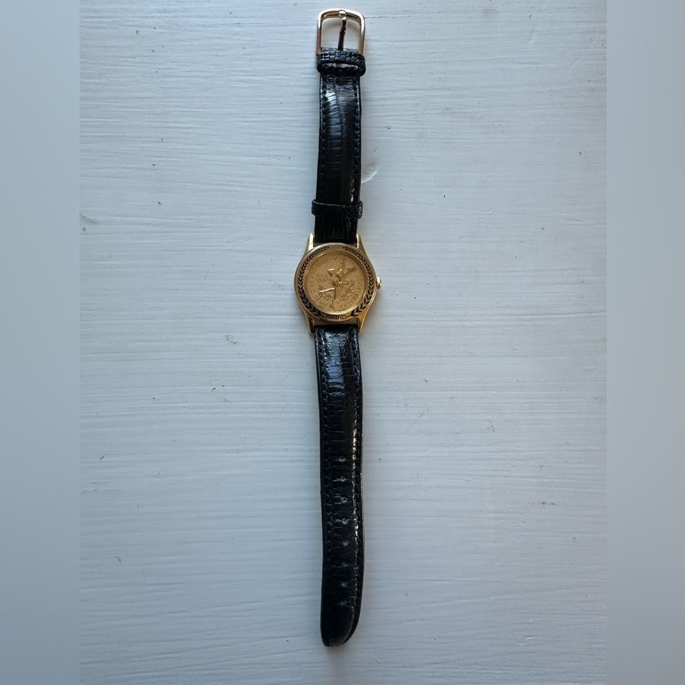 Vintage Olympic Figure Skating Watch Limited Edition Seiko